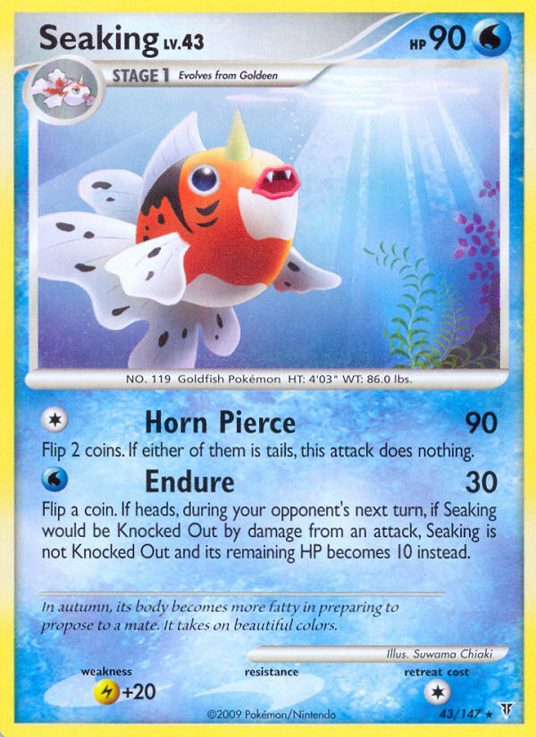 Seaking (43/147) - Supreme Victors Pokémon Card