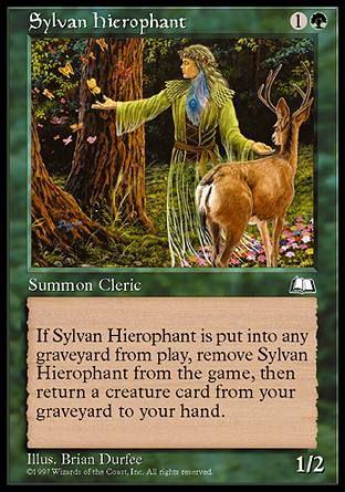 Sylvan Hierophant (Weatherlight) Trading Card