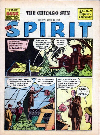 Spirit Section #6/24/1945 Comic