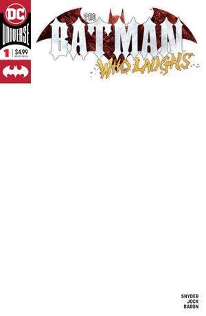 Batman Who Laughs #1 (Blank Variant Cover)