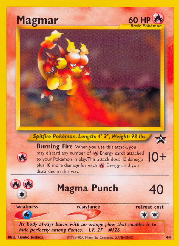 Magmar (44/53) - Wizards Black Star Promos Pokémon Card