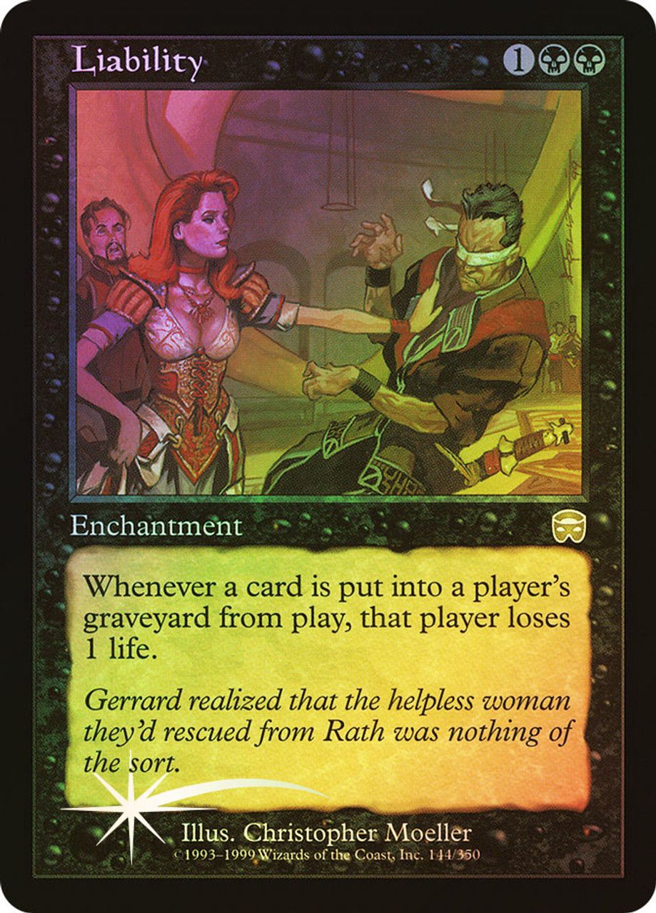 Liability (Mercadian Masques - Foil) Trading Card