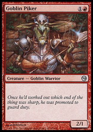 Goblin Piker (Duels of the Planeswalkers) Trading Card