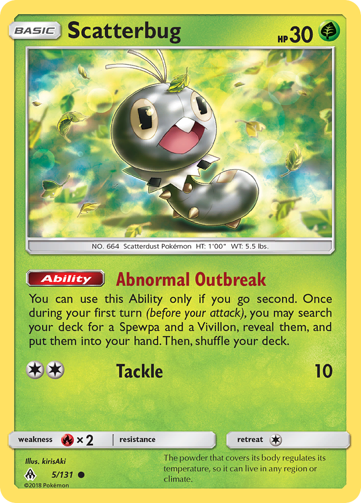 Scatterbug (5/131) - Forbidden Light Pokémon Card