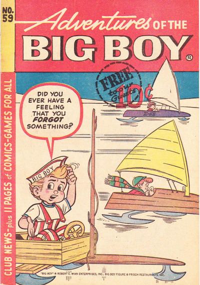 Adventures of Big Boy #59 [East] Comic