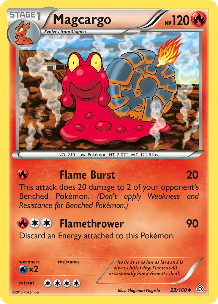 Magcargo (23/160) - Primal Clash Pokémon Card