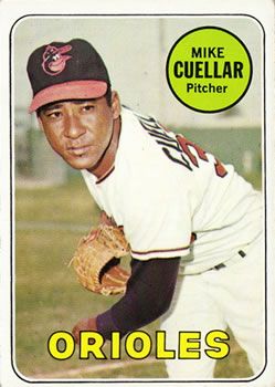 Mike Cuellar 1969 Topps #453 Sports Card