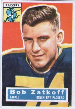 Roger Zatkoff 1956 Topps #67 Sports Card