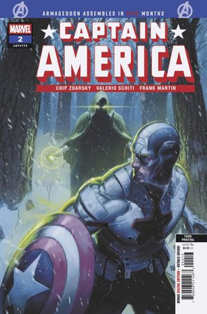 Captain America #2 (Ben Harvey 3rd Printing Variant)
