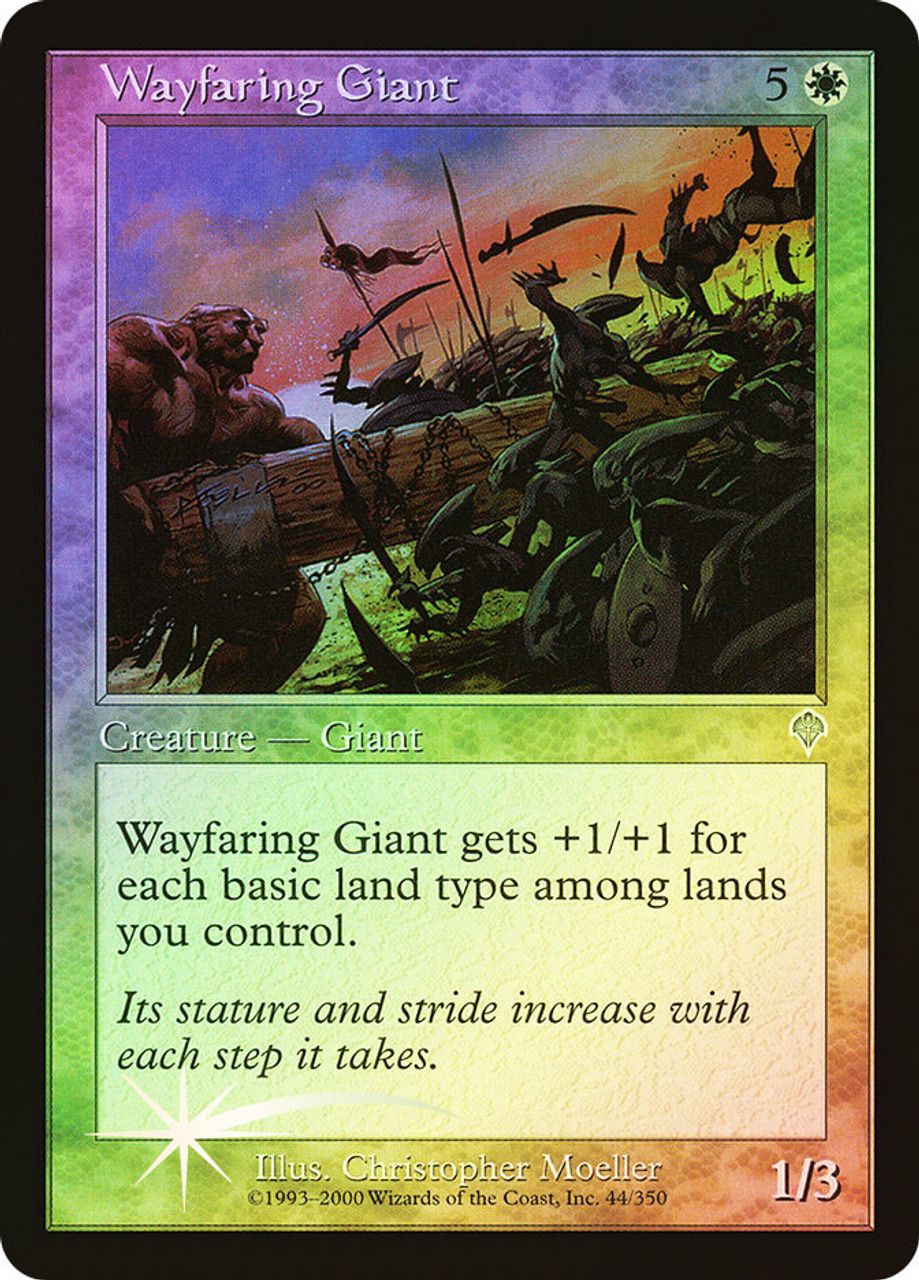 Wayfaring Giant (Invasion - Foil) Trading Card