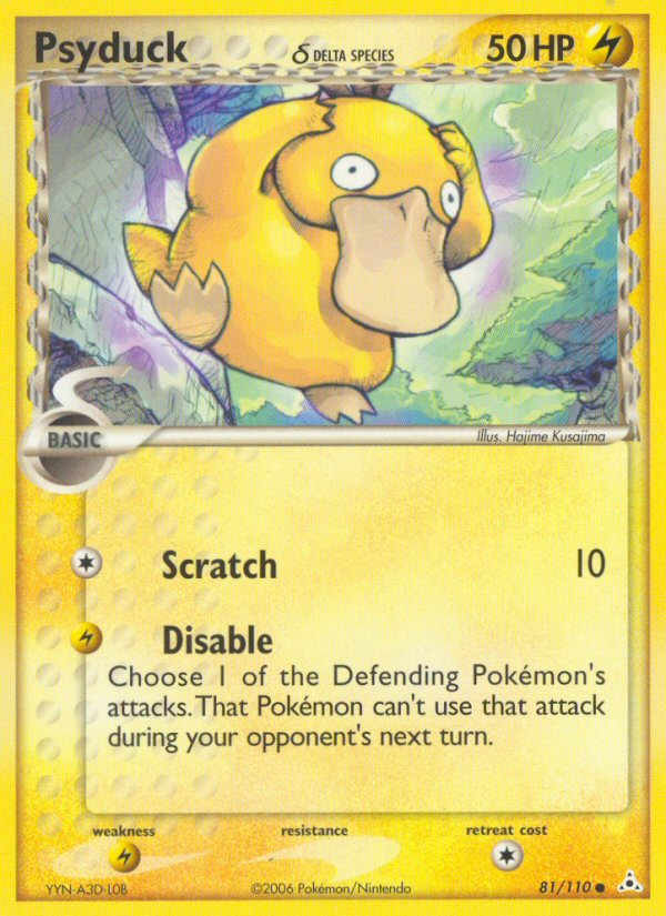 Psyduck δ (81/110) - Holon Phantoms Pokémon Card