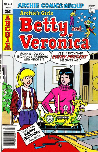 Archie's Girls Betty and Veronica #278 Comic