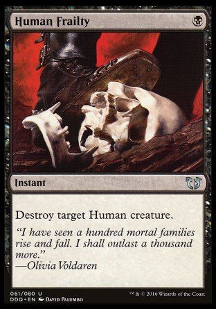 Human Frailty (Blessed vs. Cursed) Trading Card