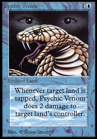 Psychic Venom (Alpha) Trading Card
