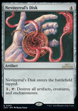 Nevinyrral's Disk (Magic 30th Anniversary Edition) Trading Card