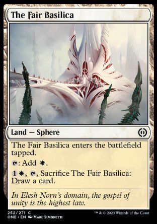 The Fair Basilica (Phyrexia: All Will Be One) Trading Card