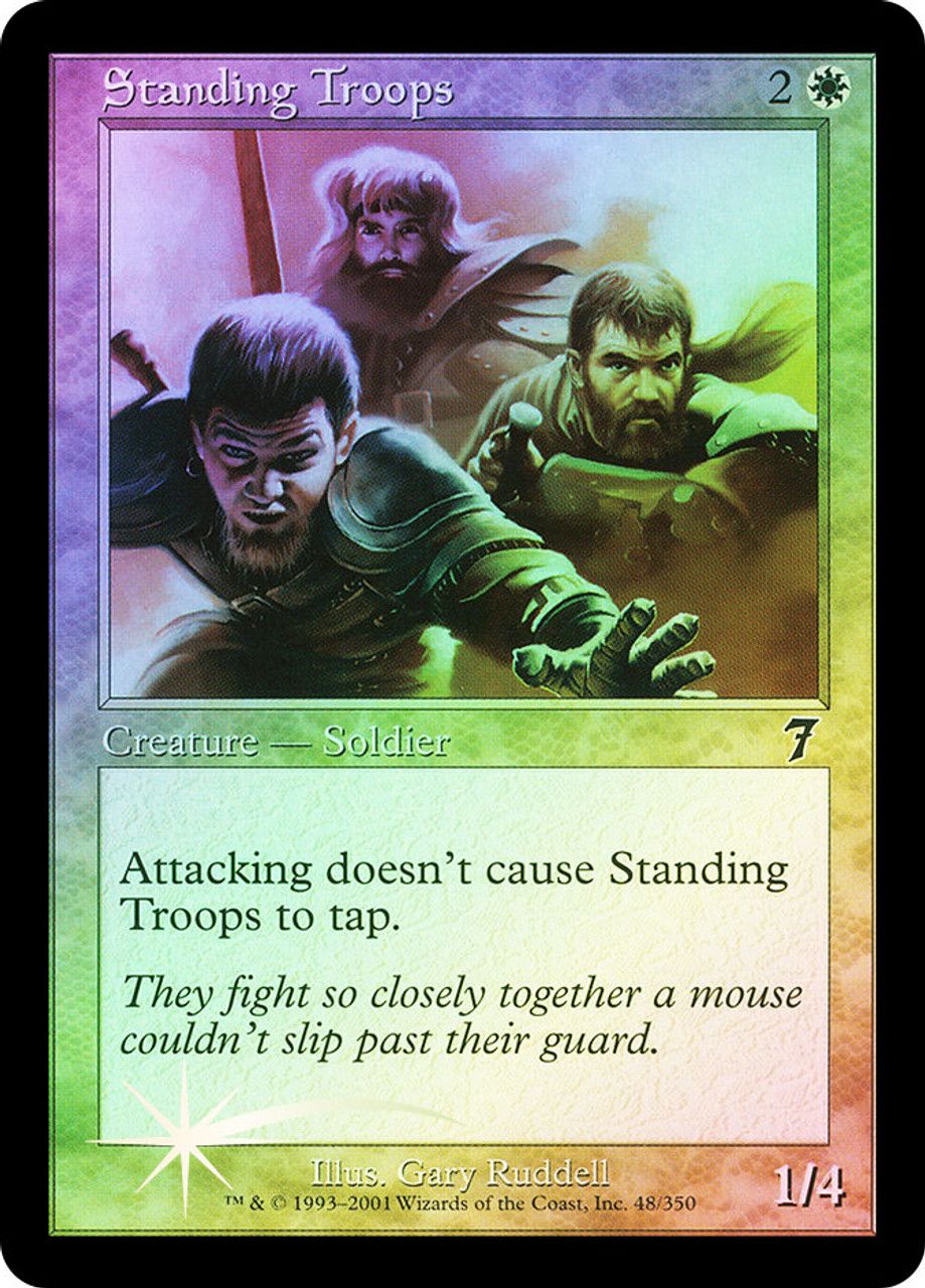 Standing Troops (7th Edition - Foil) Trading Card