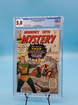 Journey Into Mystery #92 Marvel, 1963 CGC VG/FN 5.0 Cream to off-white pages. 