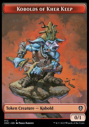 Kobolds of Kher Keep Token (Phyrexia: All Will Be One Commander Decks) Trading Card