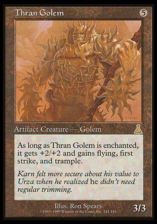 Thran Golem (Urza's Destiny) Trading Card