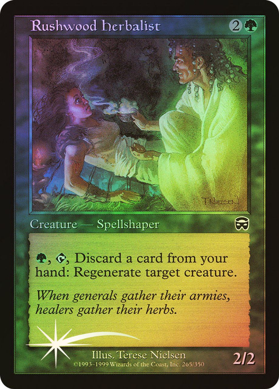 Rushwood Herbalist (Mercadian Masques - Foil) Trading Card