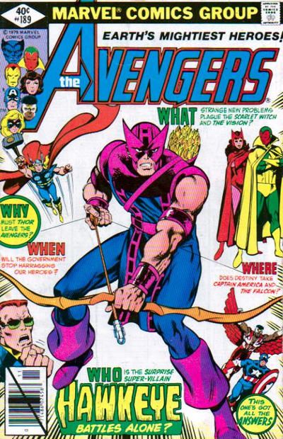 Avengers #189 Comic