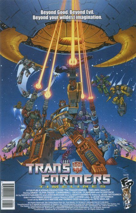 Transformers Timelines #10 Comic