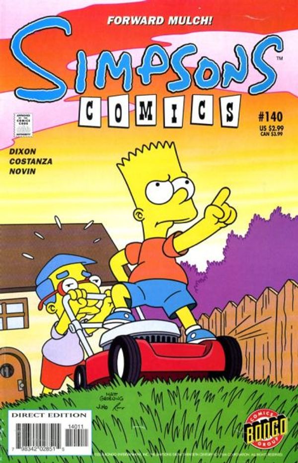 Simpsons Comics #140