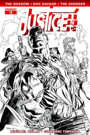 Justice Inc #3 (15 Copy Syaf B&amp;w Incv)