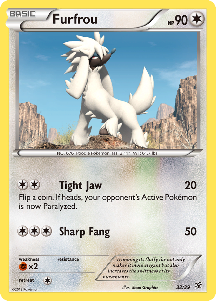 Furfrou (32/39) - Kalos Starter Set Pokémon Card