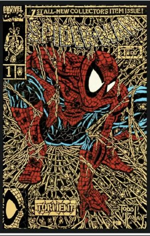 Spider-Man 1 Shattered Comics Variant hotsell Marvel 2020. Matthew Dimasi Gold