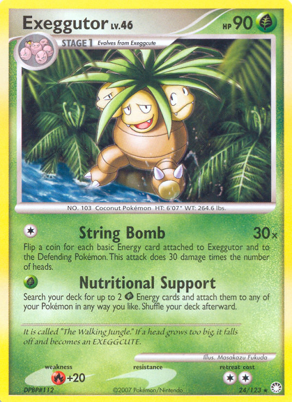 Exeggutor (24/123) - Mysterious Treasures Pokémon Card