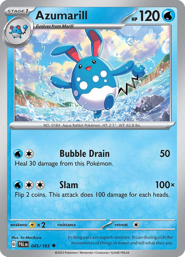 Azumarill (45/193) - Paldea Evolved