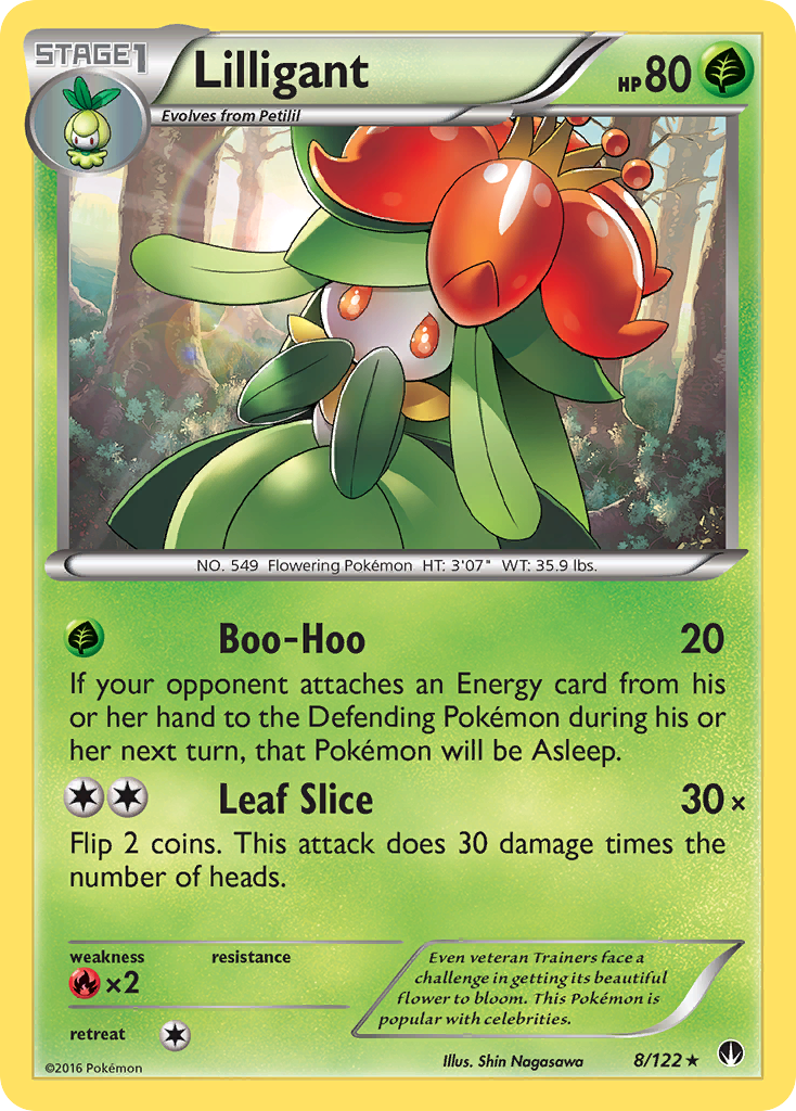 Lilligant (8/122) - BREAKpoint Pokémon Card