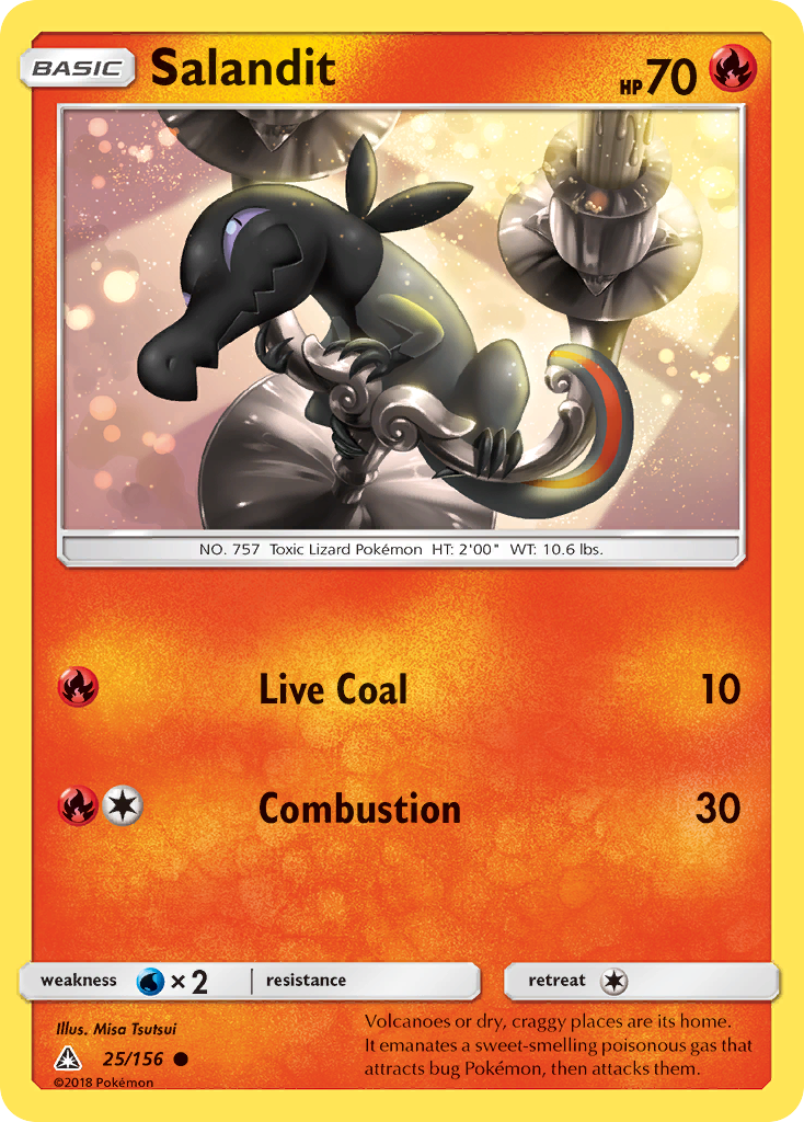 Salandit (25/156) - Ultra Prism Pokémon Card