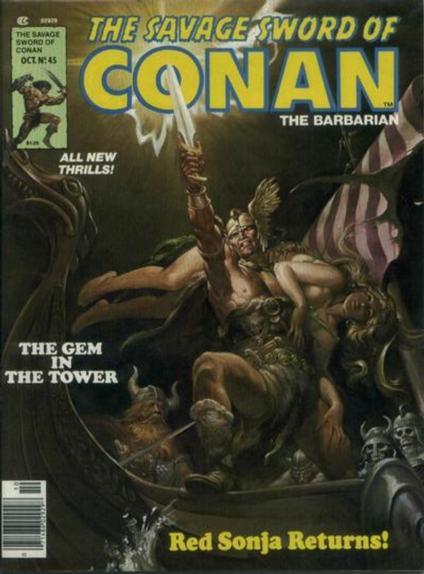 The Savage Sword of Conan #45