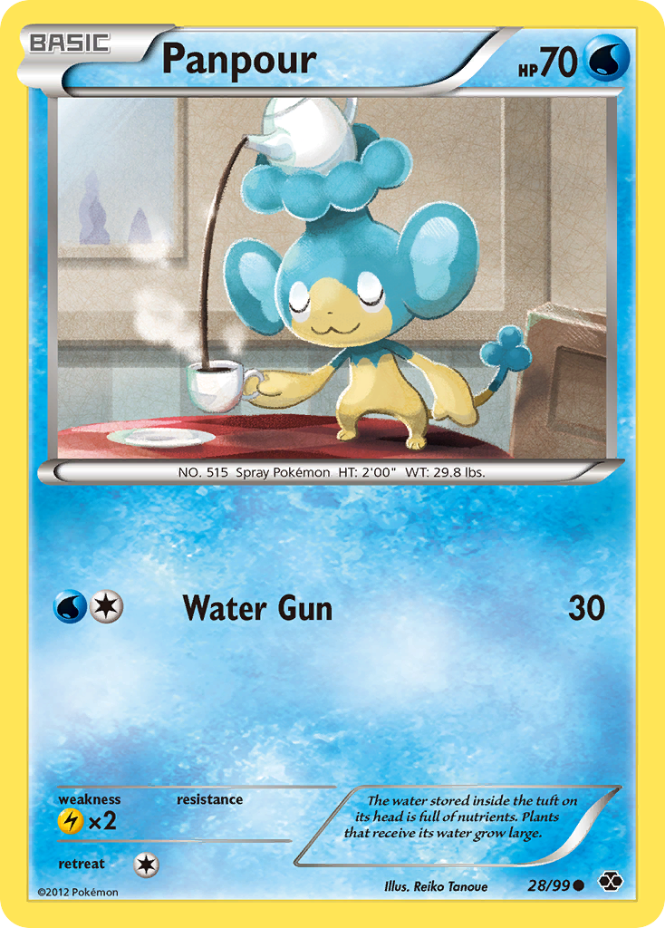 Panpour (28/99) - Next Destinies Pokémon Card