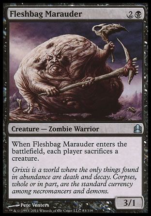 Fleshbag Marauder (MTG Commander) Trading Card