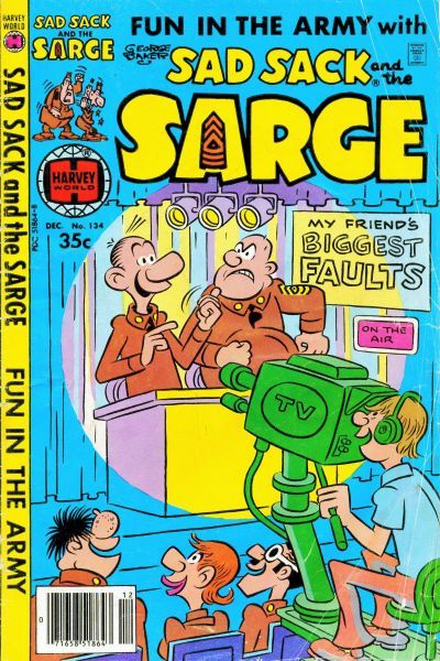 Sad Sack And The Sarge #134 Comic