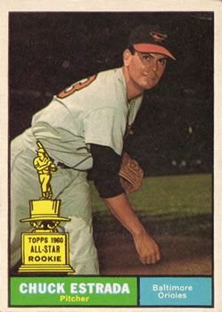 Chuck Estrada 1961 Topps #395 Sports Card