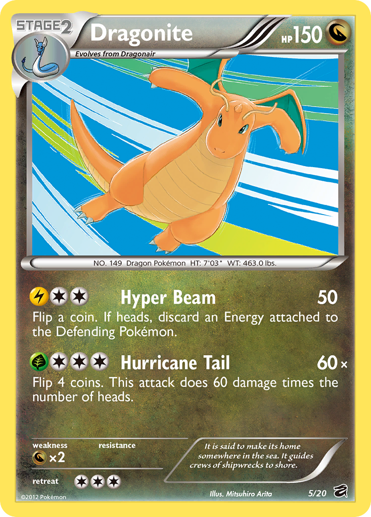 Dragonite (5/20) - Dragon Vault Pokémon Card