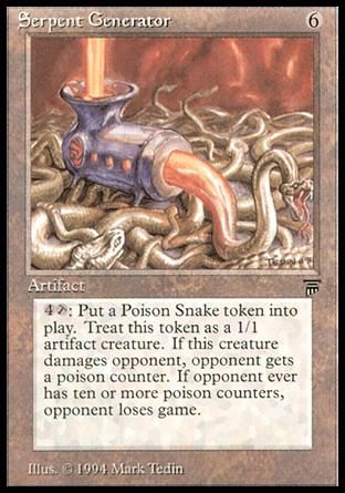 Serpent Generator (Legends) Trading Card