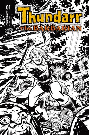 Thundarr The Barbarian #1 (Cvr N Inc 1:20 Michael Cho Line Art Variant)