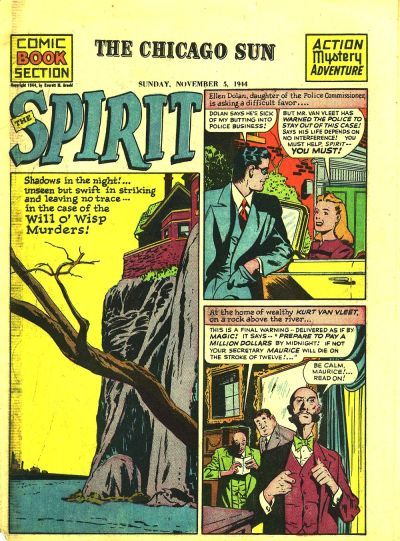 Spirit Section #11/5/1944 Comic