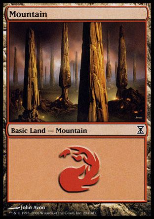 Mountain (Time Spiral) Trading Card