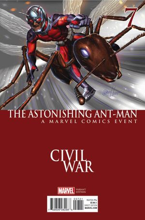 Astonishing Ant-man #7 (Horn Civil War Variant)