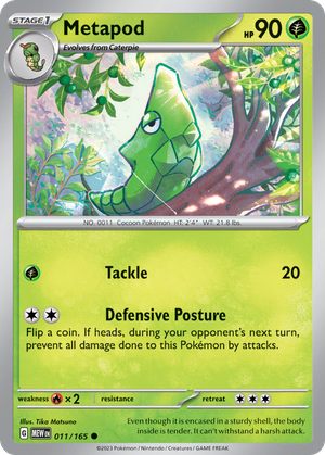 Metapod (11/165) - 151