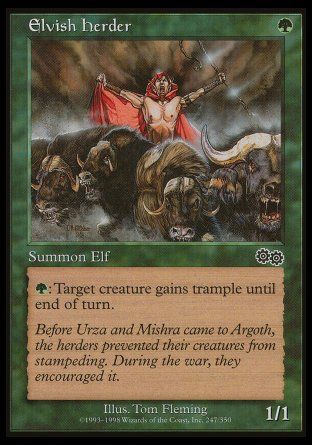 Elvish Herder (Urza's Saga) Trading Card