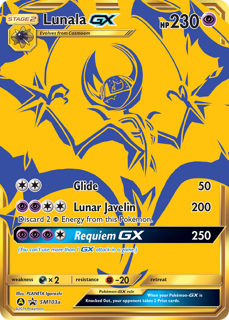 Lunala GX (SM103a) - SM Black Star Promos Pokémon Card