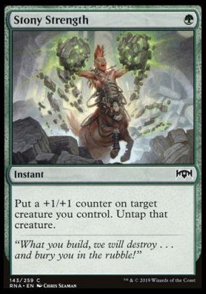 Stony Strength (Ravnica Allegiance)